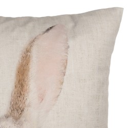 Clayre & Eef Federa per cuscino 45x45 cm Beige Poliestere Coniglio