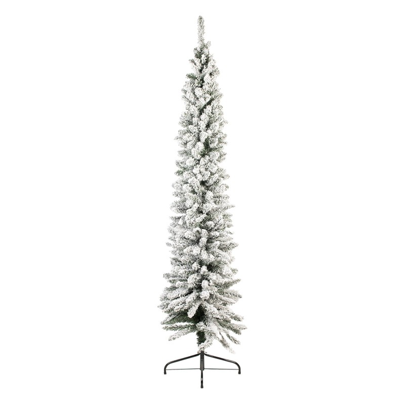 Clayre & Eef Weihnachtsbaum 210 cm Grün Weiß Kunststoff Metall