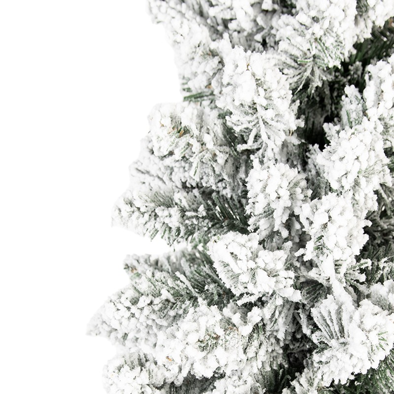 Clayre & Eef Weihnachtsbaum 210 cm Grün Weiß Kunststoff Metall