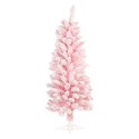 Clayre & Eef Albero di Natale 120 cm Rosa Plastica