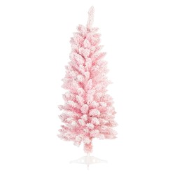 Clayre & Eef Albero di Natale 120 cm Rosa Plastica