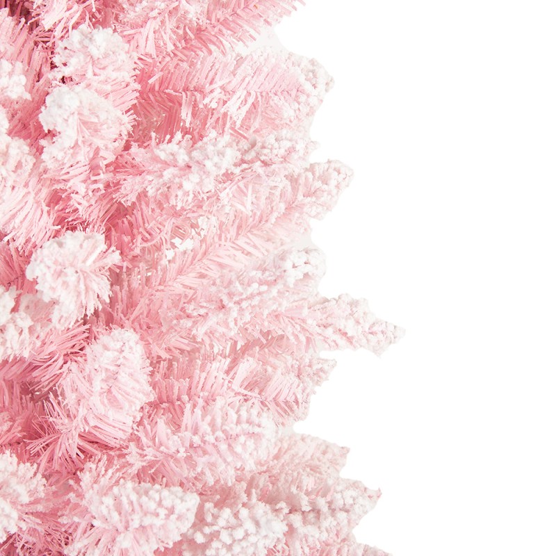 Clayre & Eef Albero di Natale 120 cm Rosa Plastica