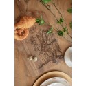 Clayre & Eef Decorative Cutting Board 25x2x50 cm Brown Wood Rabbit