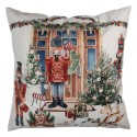 Clayre & Eef Cushion Cover 45x45 cm White Polyester Christmas