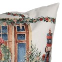 Clayre & Eef Cushion Cover 45x45 cm White Polyester Christmas