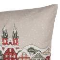 Clayre & Eef Cushion Cover 45x45 cm Beige Polyester Winter