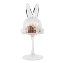 Clayre & Eef Cloche Lapin Ø 12x29 cm Transparent Verre