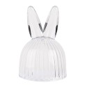 Clayre & Eef Cloche Lapin Ø 12x29 cm Transparent Verre