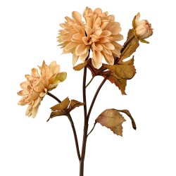 Clayre & Eef Fleur artificielle 66 cm Beige Plastique