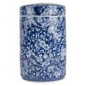 Clayre & Eef Vase avec Couvercle Ø 9x14 cm Bleu Céramique