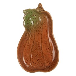 Clayre & Eef Decorative Bowl Pumpkin 17x10x2 cm Orange Ceramic