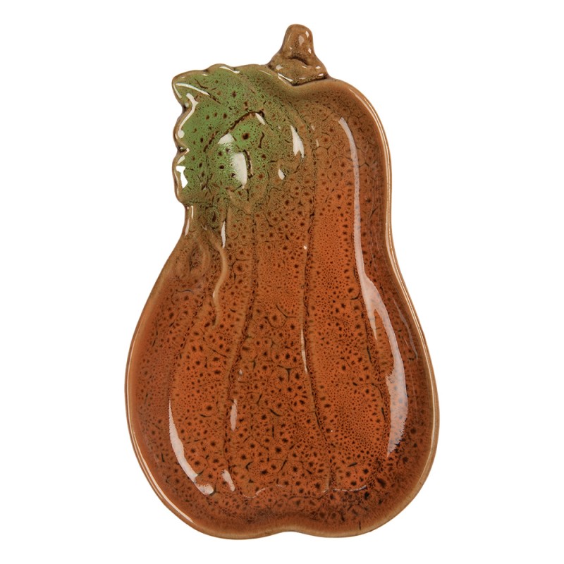 Clayre & Eef Decorative Bowl Pumpkin 17x10x2 cm Orange Ceramic
