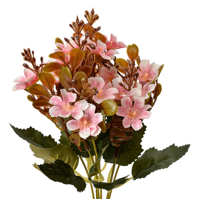Clayre & Eef Fiore artificiale 33 cm Rosa Plastica