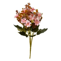 Clayre & Eef Kunstblume 33 cm Rosa Kunststoff