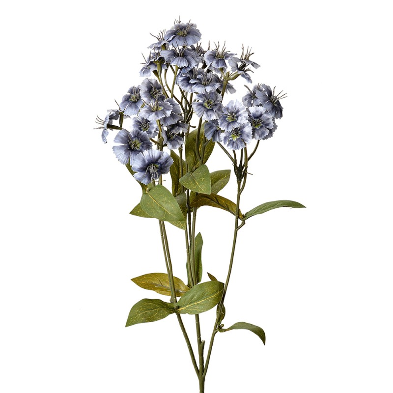Clayre & Eef Fleur artificielle 63 cm Bleu Plastique