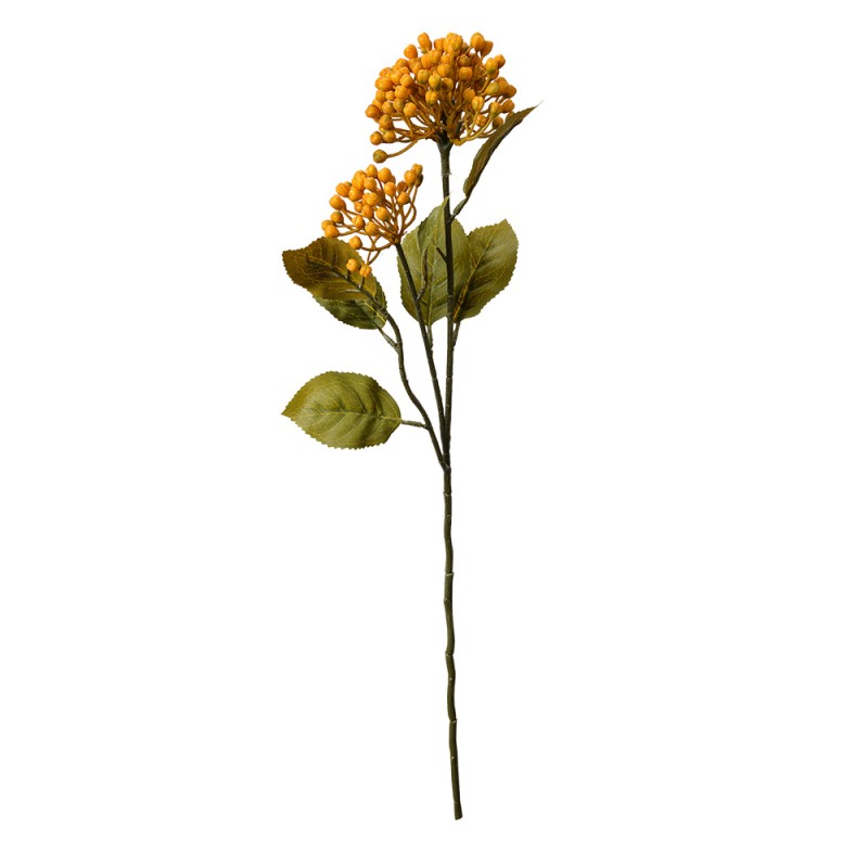 Clayre & Eef Fleur artificielle 53 cm Jaune Plastique