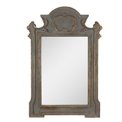 Clayre & Eef Mirror 75x4x110 cm Green Wood