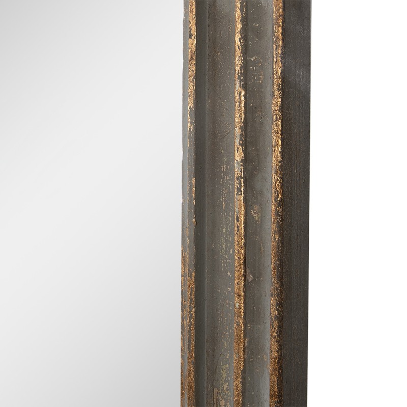 Clayre & Eef Spiegel 75x4x110 cm Grün Holz
