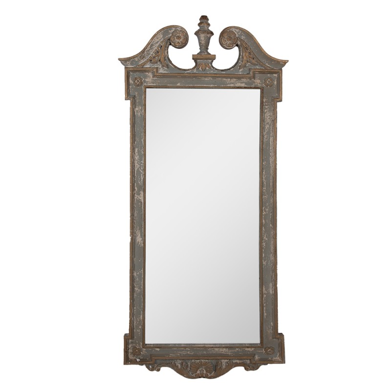 Clayre & Eef Miroir 65x3x145 cm Vert Bois Verre