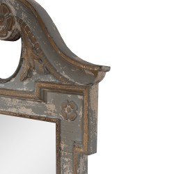 Clayre & Eef Mirror 65x3x145 cm Green Wood Glass