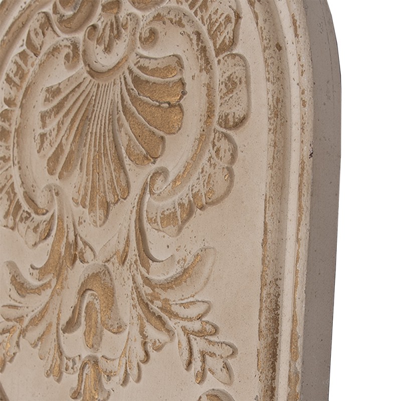 Clayre & Eef Mirror 48x4x180 cm Beige Wood Glass