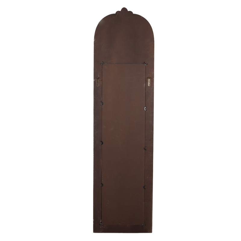 Clayre & Eef Mirror 48x4x180 cm Beige Wood Glass