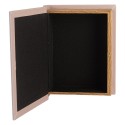 Clayre & Eef Scatola di archiviazione set di 3 Libri 27 /22 /17 cm Beige Legno