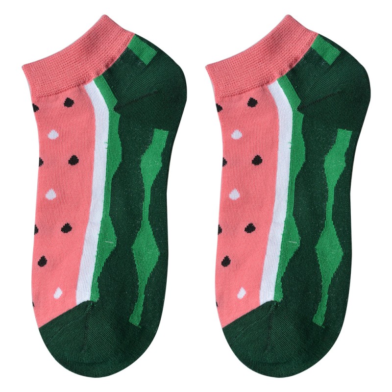 Clayre & Eef Funny Socks one size Pink Polyester Watermelon