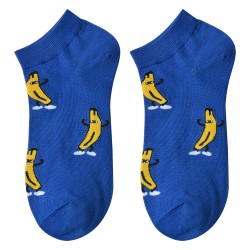 Clayre & Eef Funny Socks one size Blue Polyester Bananas