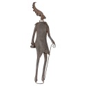 Clayre & Eef Dekorationsfigur Hirsch 27x15x84 cm Braun Metall