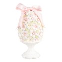Clayre & Eef Decorative Figurine Egg Ø 10x20 cm Pink Plastic
