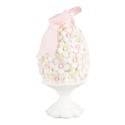 Clayre & Eef Decorative Figurine Egg Ø 10x20 cm Pink Plastic