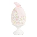 Clayre & Eef Decorative Figurine Egg Ø 10x20 cm Pink Plastic