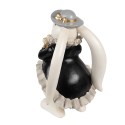 Clayre & Eef Dekorationsfigur Kaninchen 22 cm Weiß Kunststoff