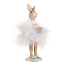 Clayre & Eef Decorative Figurine Rabbit 17 cm Beige Plastic