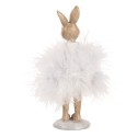 Clayre & Eef Decorative Figurine Rabbit 17 cm Beige Plastic