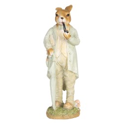 Clayre & Eef Decorative Figurine Rabbit 33 cm Beige Plastic