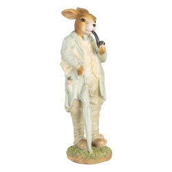 Clayre & Eef Decorative Figurine Rabbit 33 cm Beige Plastic
