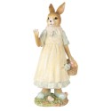 Clayre & Eef Decoratie Beeld Konijn 32 cm Beige Kunststof