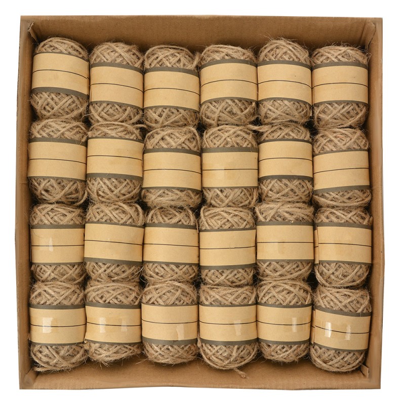 Clayre & Eef Twine 24 x 10 m Brown Jute