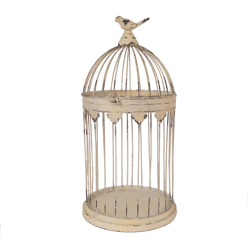 Clayre & Eef Decorazione gabbia set di 2 Ø 32x60 / Ø 23x40 cm Marrone Metallo