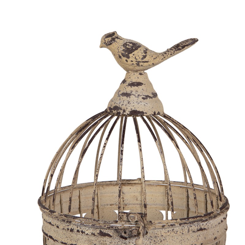 Clayre & Eef Decorazione gabbia set di 2 Ø 32x60 / Ø 23x40 cm Marrone Metallo
