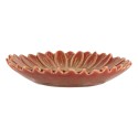 Clayre & Eef Decorative Bowl Flower Ø 14x3 cm Red Yellow Ceramic