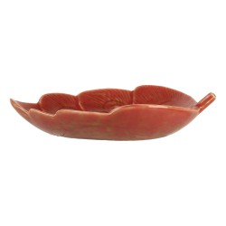 Clayre & Eef Decorative Bowl 16x12x3 cm Red Ceramic