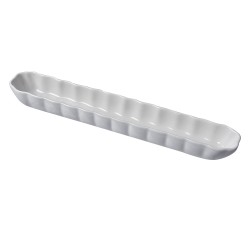 Clayre & Eef Bowl 26x4x3 cm White Ceramic