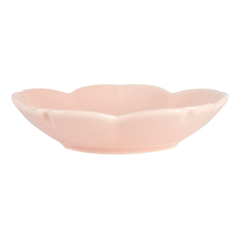 Clayre & Eef Schale Ø 14x3 cm Rosa Keramik