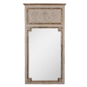 Clayre & Eef Specchio 80x5x158 cm Beige Legno Vetro