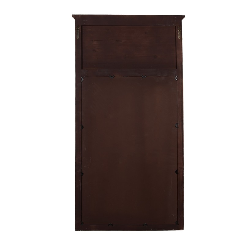 Clayre & Eef Specchio 80x5x158 cm Beige Legno Vetro