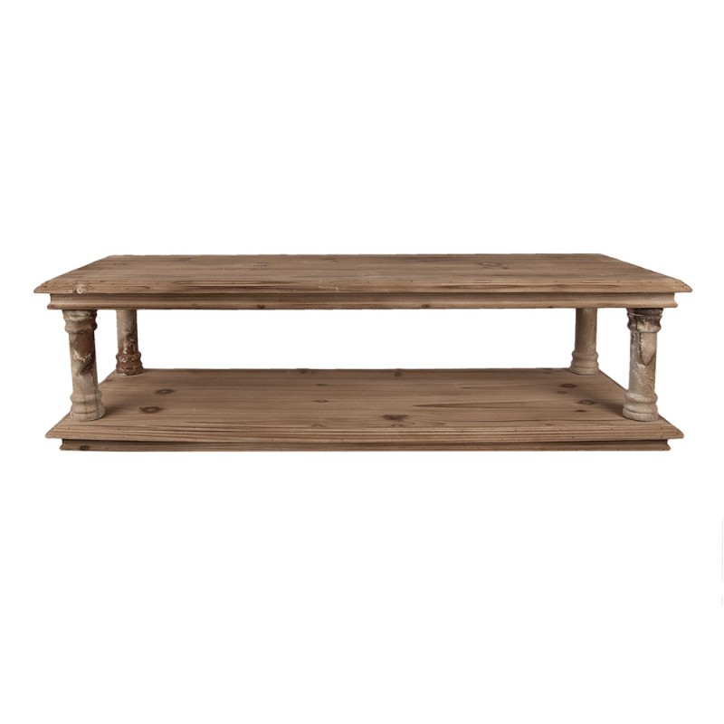 Clayre & Eef Etagère murale 105x35x29 cm Marron Bois