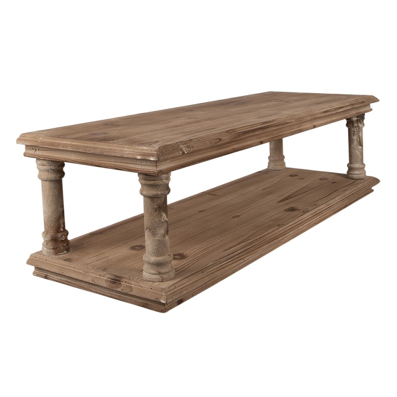 Clayre & Eef Etagère murale 105x35x29 cm Marron Bois